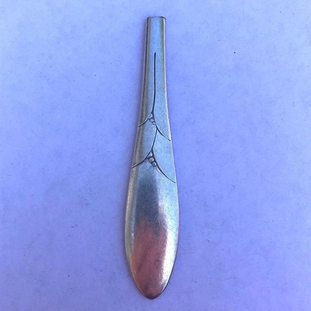 silver plated spoon ring